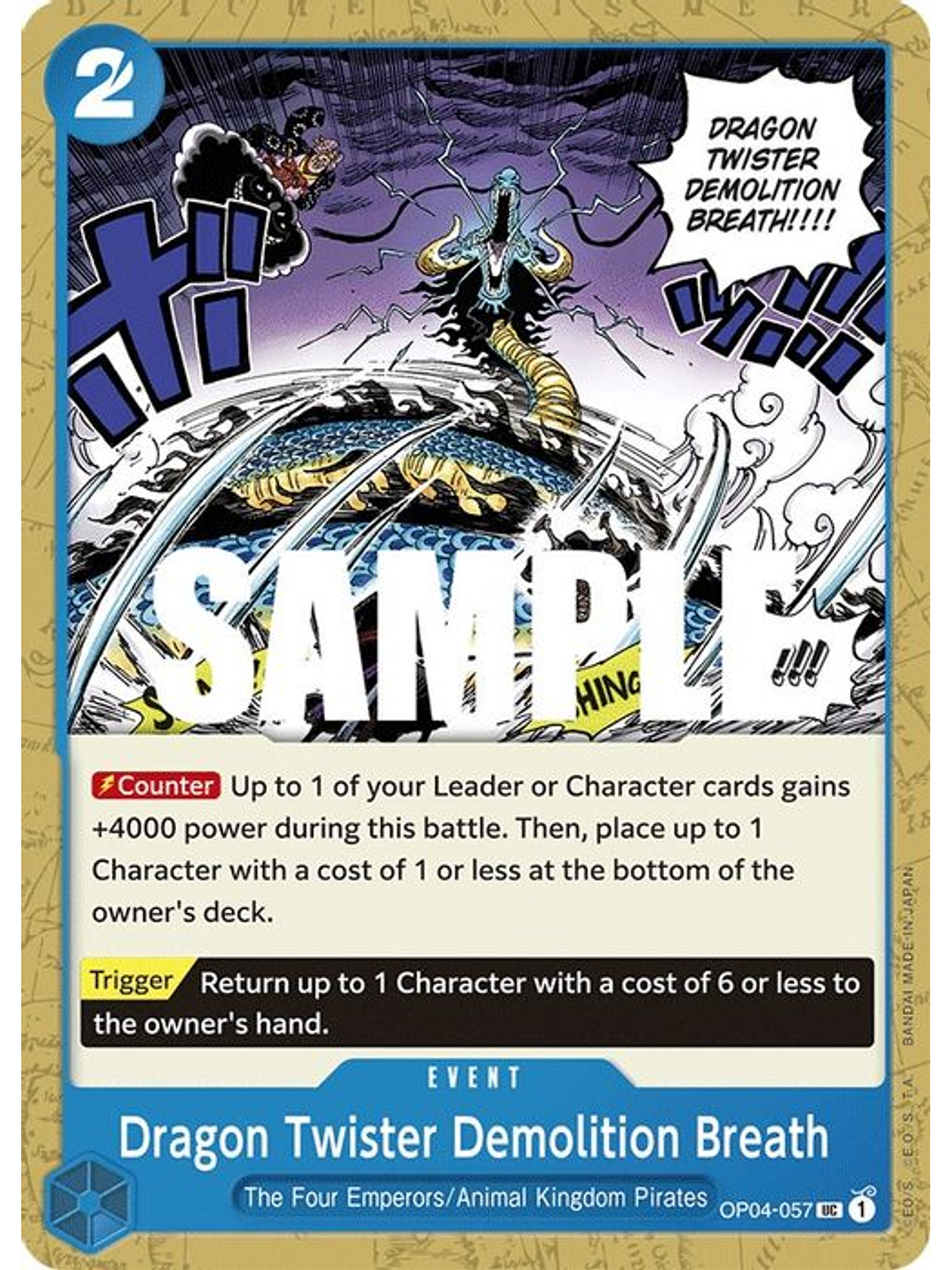 OP04-057 UC Dragon Twister Demolition Breath 1