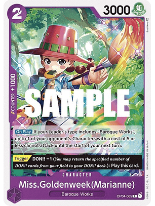 OP04-065 C Miss.Goldenweek(Marianne)