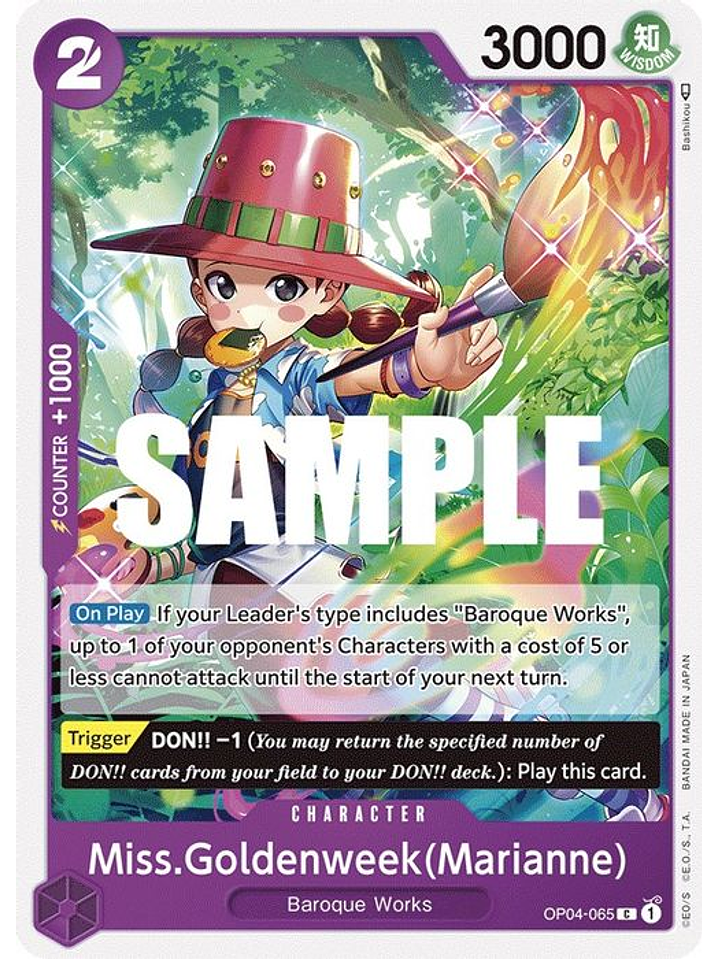 OP04-065 C Miss.Goldenweek(Marianne) 1
