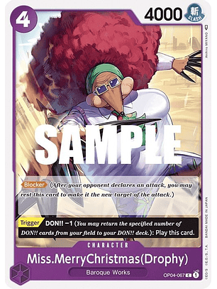 OP04-067 C Miss.MerryChristmas(Drophy)
