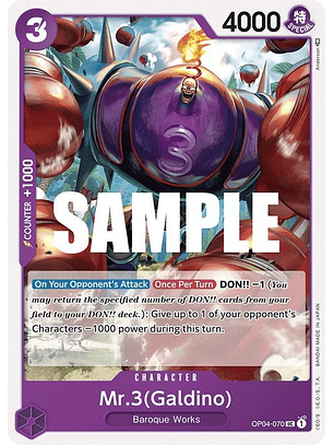 OP04-070 UC Mr.3(Galdino)