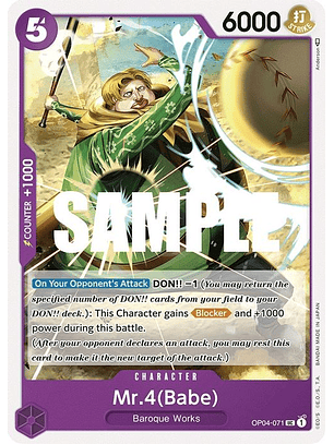 OP04-071 UC Mr.4(Babe)