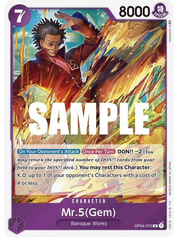 OP04-072 R Mr.5(Gem) 1