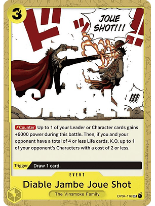 OP04-116 UC Diable Jambe Joue Shot