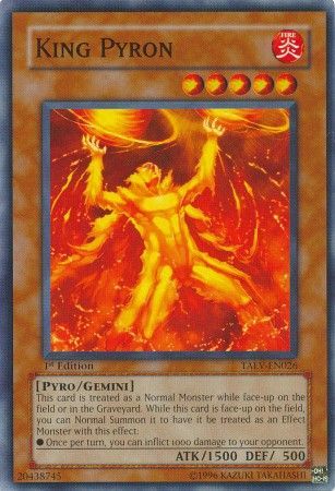 King Pyron - TAEV-EN026 - Common 1st Edition