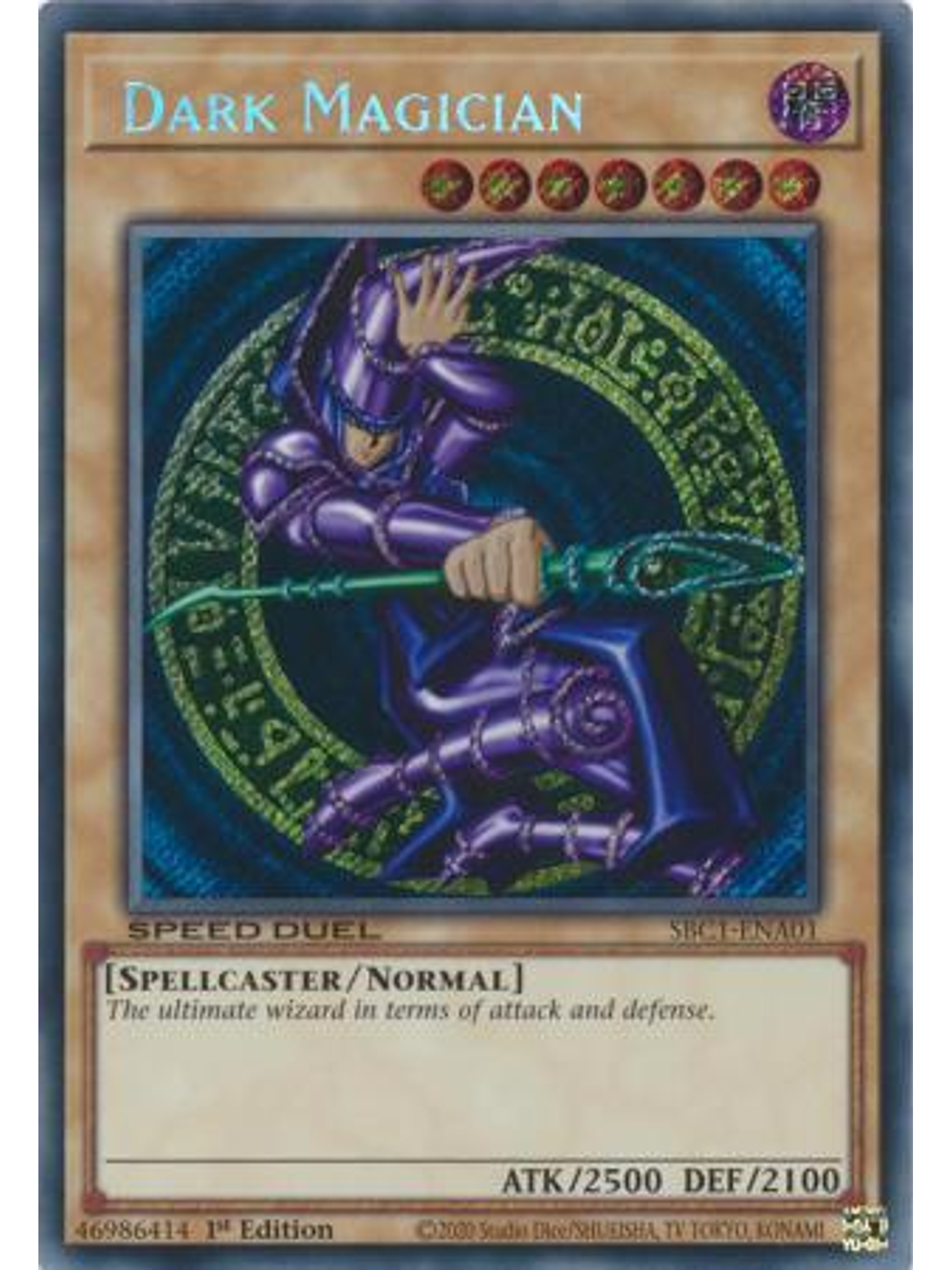 Dark Magician - SBC1-ENA01 - Secret Rare 1st Edition 1