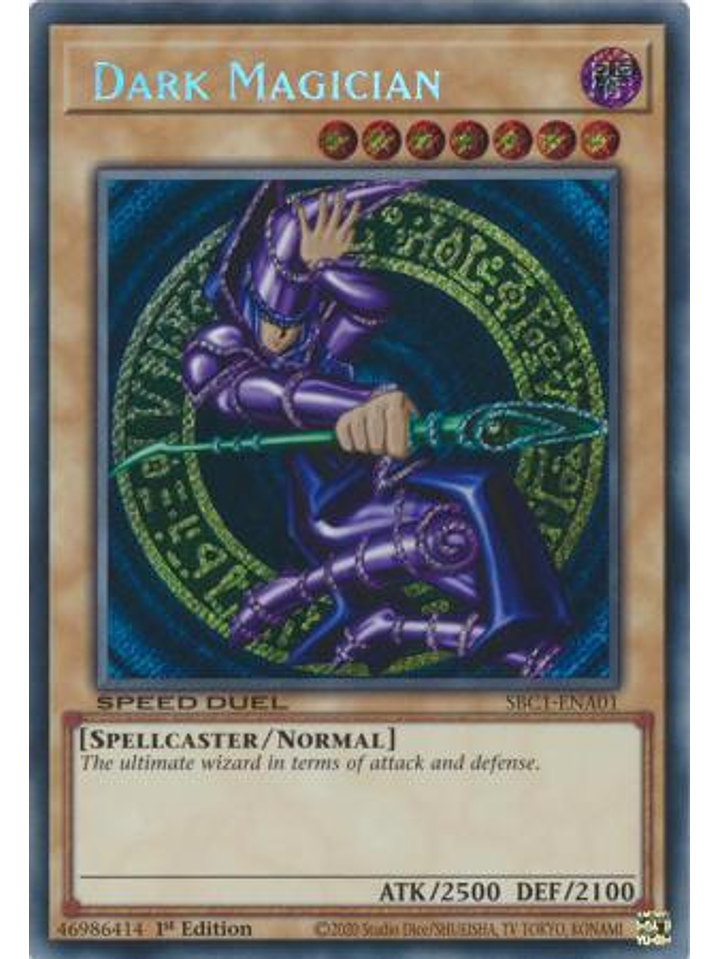 Dark Magician - SBC1-ENA01 - Secret Rare 1st Edition 1