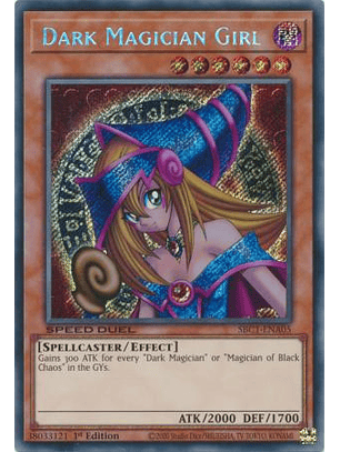 Dark Magician Girl - SBC1-ENA05 - Secret Rare 1st Edition