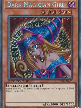 Dark Magician Girl - SBC1-ENA05 - Secret Rare 1st Edition