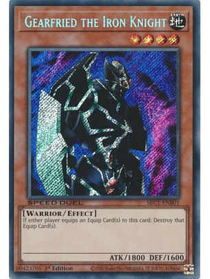 Gearfried the Iron Knight - SBC1-ENB01 - Secret Rare 1st Edition