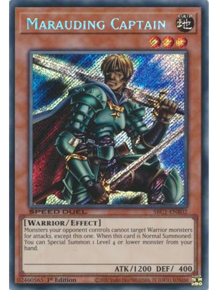 Marauding Captain - SBC1-ENB02 - Secret Rare 1st Edition 1