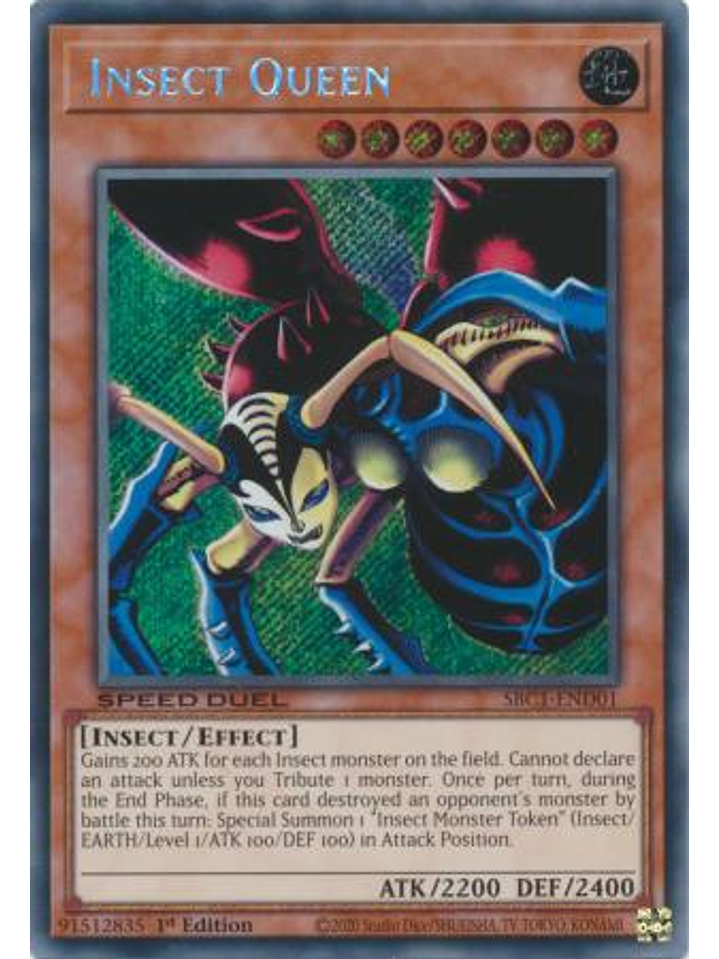 Insect Queen - SBC1-END01 - Secret Rare 1st Edition 1
