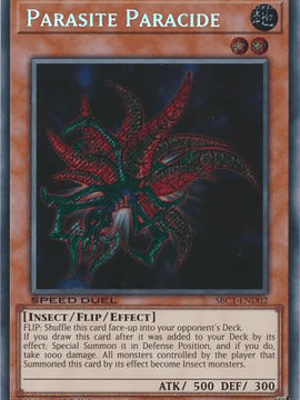 Parasite Paracide - SBC1-END02 - Secret Rare 1st Edition