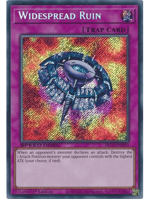 Widespread Ruin - SBC1-END20 - Secret Rare 1st Edition