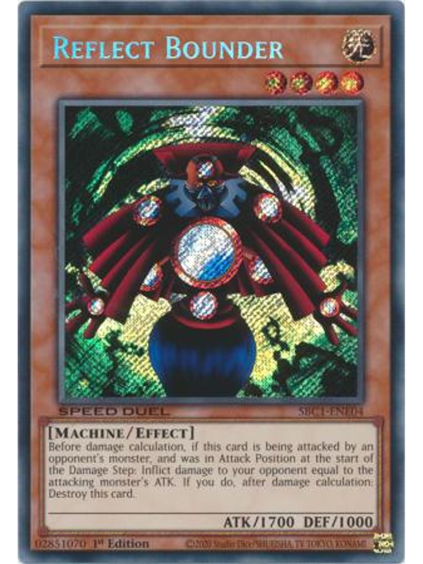 Reflect Bounder - SBC1-ENE04 - Secret Rare 1st Edition 1