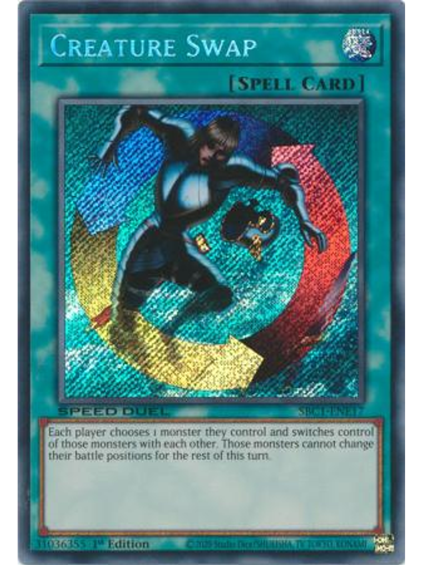 Creature Swap - SBC1-ENE17 - Secret Rare 1st Edition 1