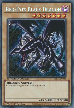 Red-Eyes Black Dragon – SBC1-ENF01 – 1st Edition – Speed Duel – Near Mint