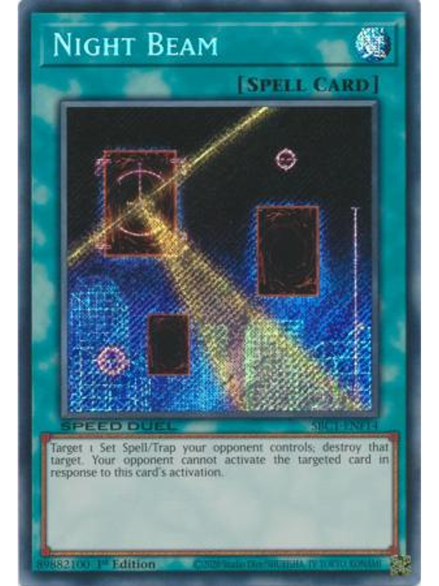 Night Beam - SBC1-ENF14 - Secret Rare 1st Edition 1