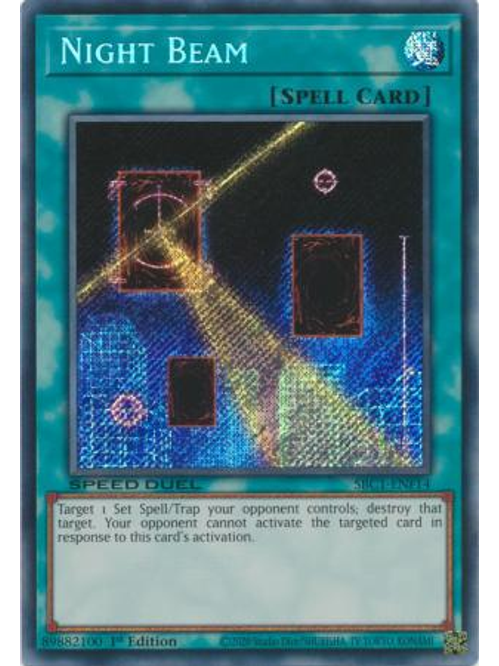 Night Beam - SBC1-ENF14 - Secret Rare 1st Edition 1
