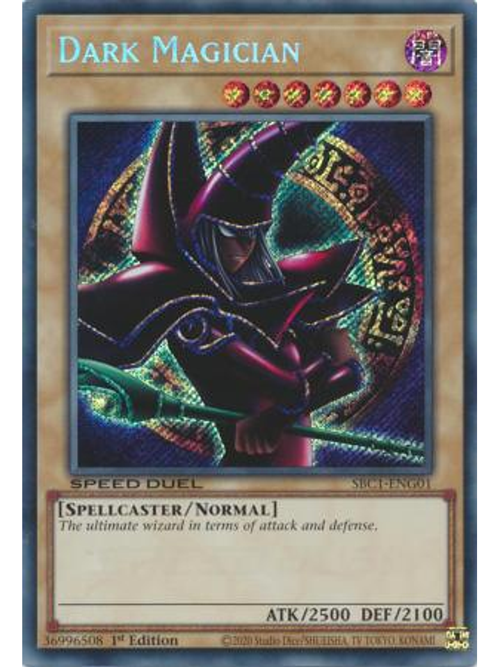 Dark Magician (Arkana) - SBC1-ENG01 - Secret Rare 1st Edition 1