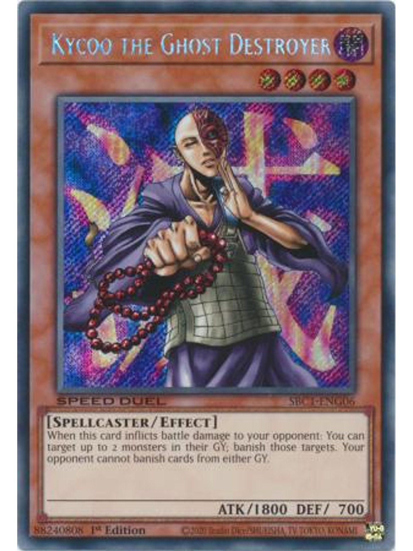 Kycoo the Ghost Destroyer - SBC1-ENG06 - Secret Rare 1st Edition 1