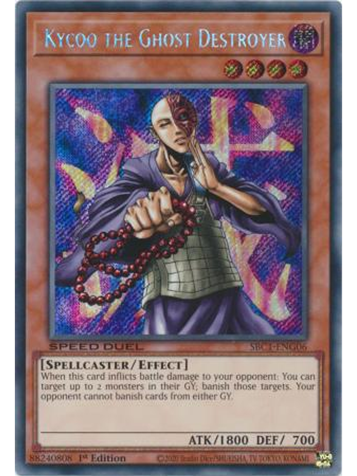 Kycoo the Ghost Destroyer - SBC1-ENG06 - Secret Rare 1st Edition 1