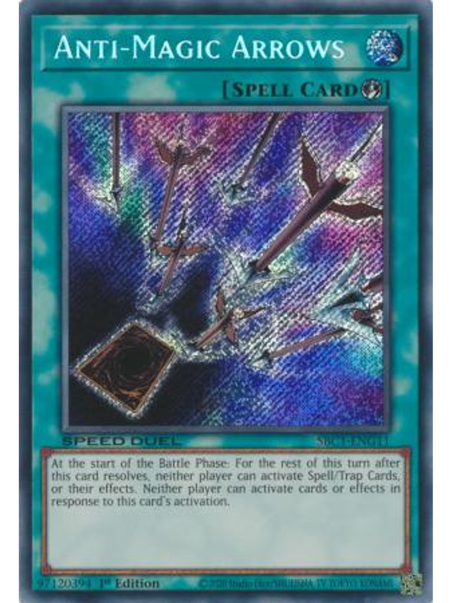 Anti-Magic Arrows - SBC1-ENG11 - Secret Rare 1st Edition 1