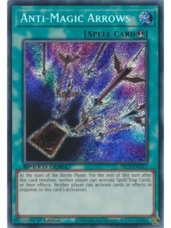 Anti-Magic Arrows - SBC1-ENG11 - Secret Rare 1st Edition 1