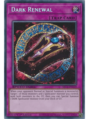 Dark Renewal - SBC1-ENG19 - Secret Rare 1st Edition