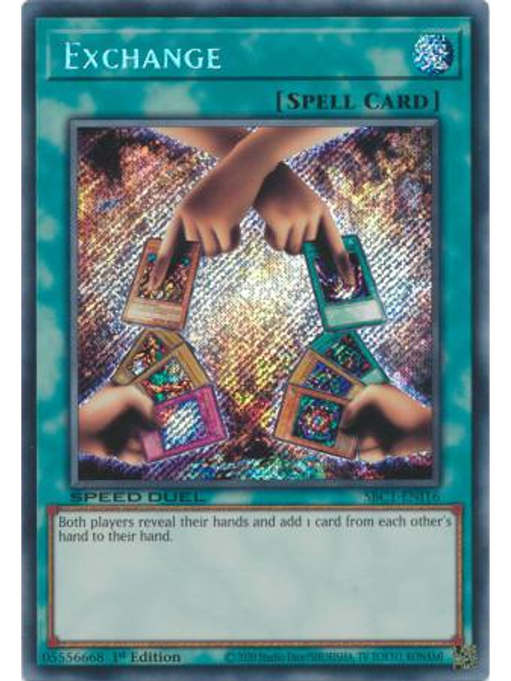 Exchange - SBC1-ENI16 - Secret Rare 1st Edition 1