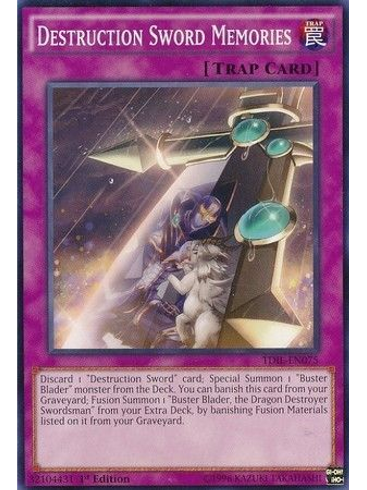 Destruction Sword Memories - TDIL-EN075 - Common 1st Edition 1