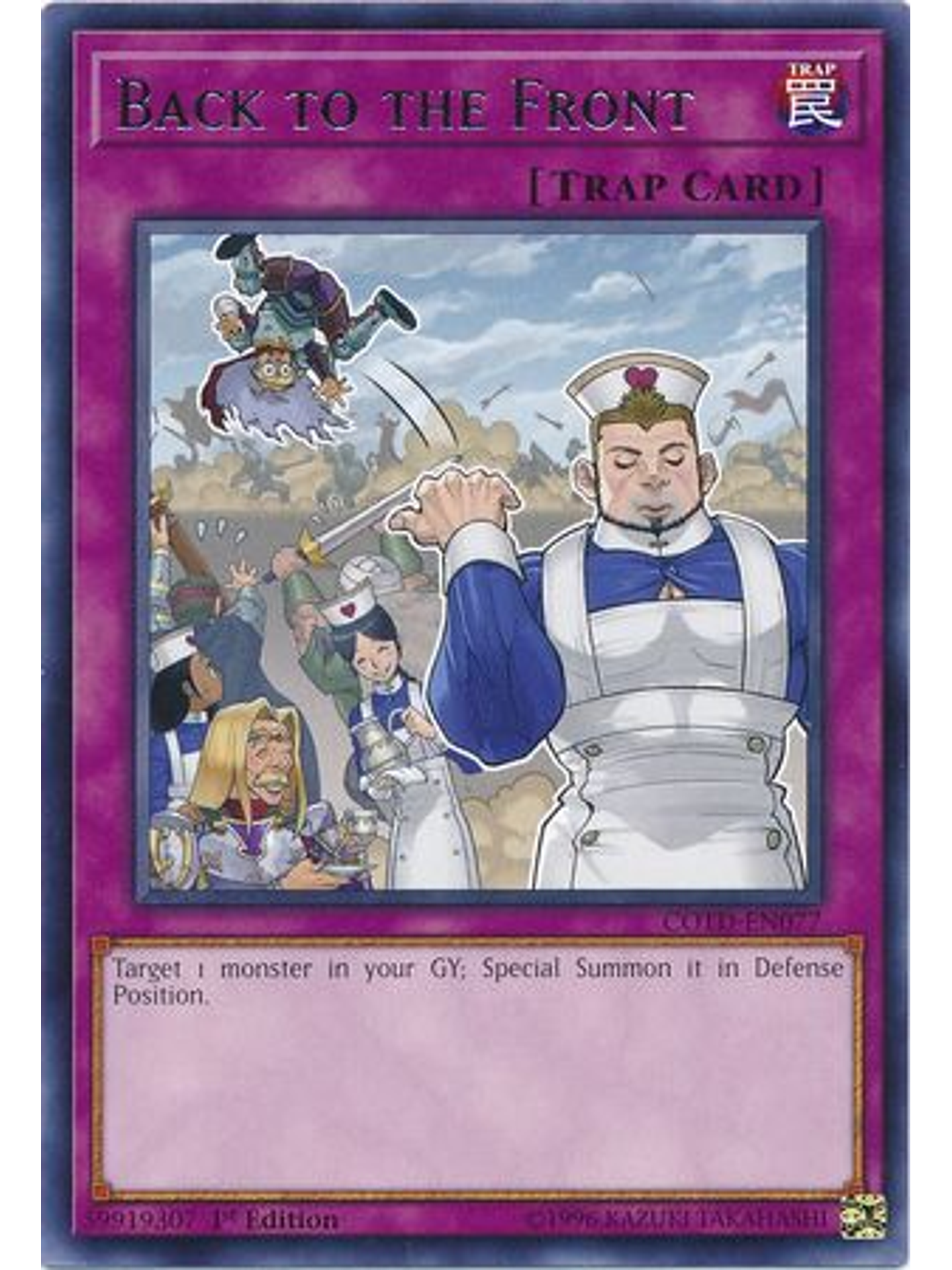 Back to the Front - COTD-EN077 - Rare 1st Edition 1