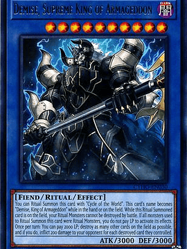 Demise, Supreme King of Armageddon - CYHO-EN030 - Rare Unlimited