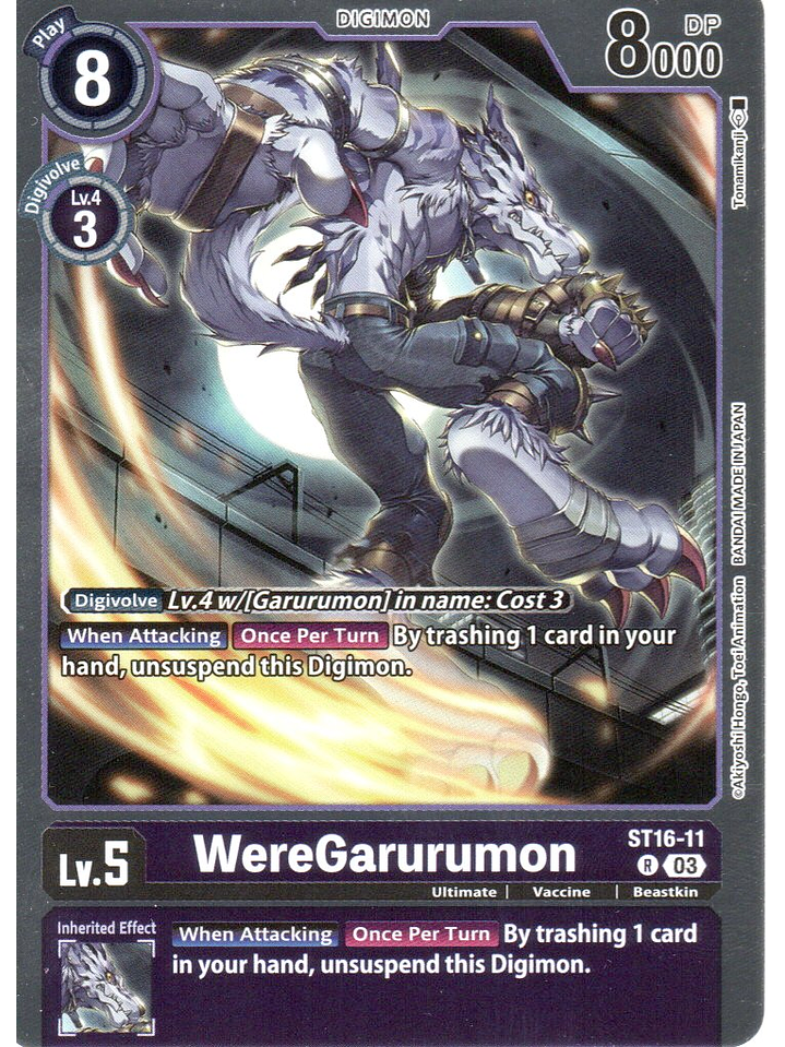 ST16-11 R WereGarurumon (No Errata) 1