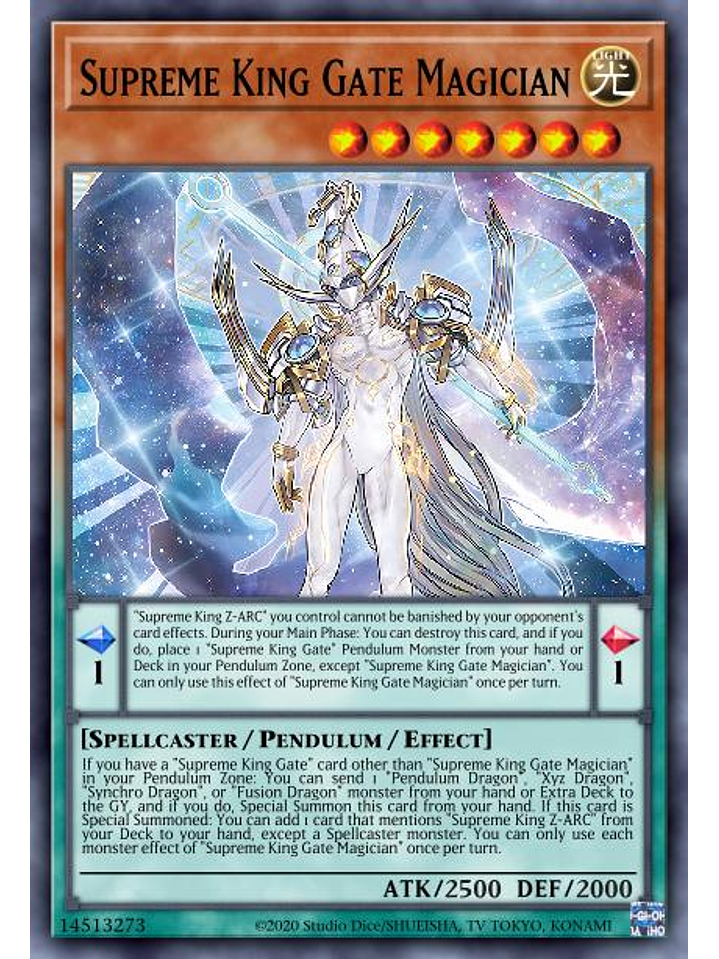 Supreme King Gate Magician - AGOV-EN001 - Super Rare 1st Edition 1