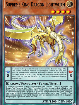 Supreme King Dragon Lightwurm - AGOV-EN002 - Common 1st Edition