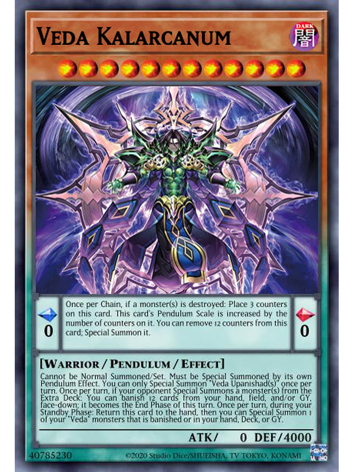 Veda Kalarcanum - AGOV-EN005 - Super Rare 1st Edition 1