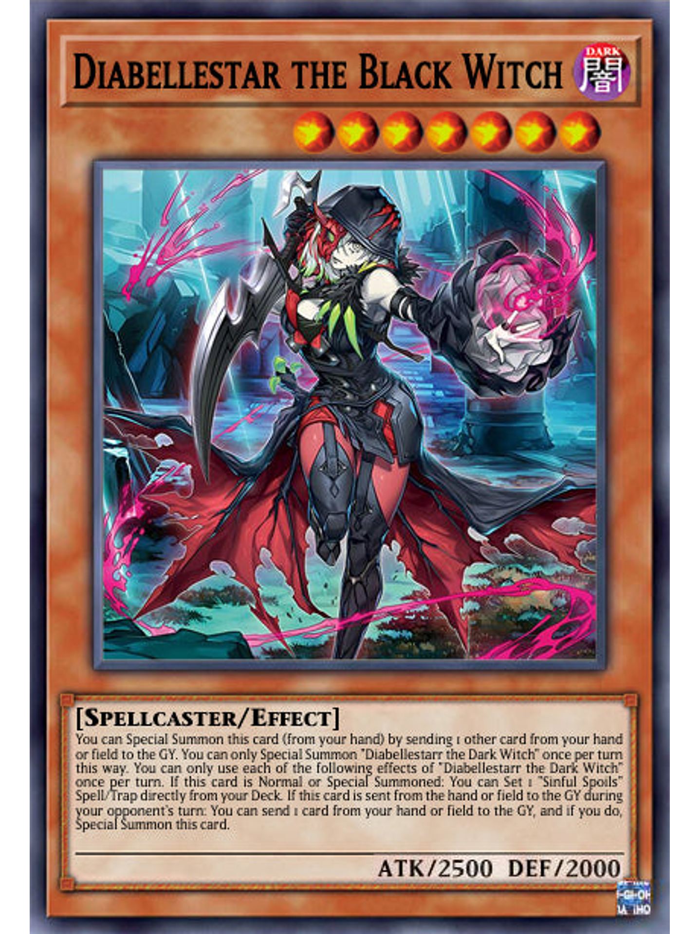 Diabellstar the Black Witch - AGOV-EN006 - Secret Rare 1st Edition 1