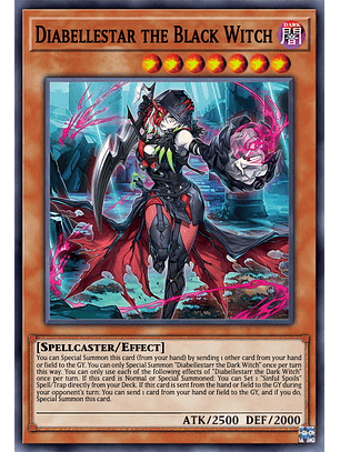 Diabellstar the Black Witch - AGOV-EN006 - Secret Rare 1st Edition