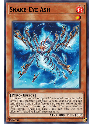 Snake-Eye Ash - AGOV-EN007 - Super Rare 1st Edition