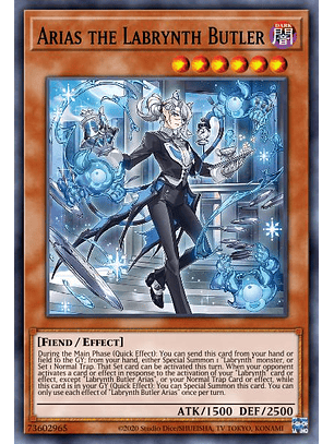 Arias the Labrynth Butler - AGOV-EN017 - Secret Rare 1st Edition