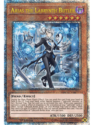 Arias the Labrynth Butler - AGOV-EN017 - Quarter Century Rare 1st Edition