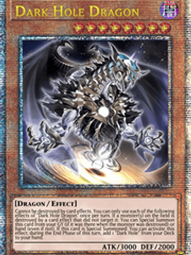 Dark Hole Dragon - AGOV-EN020 - Quarter Century Rare 1st Edition