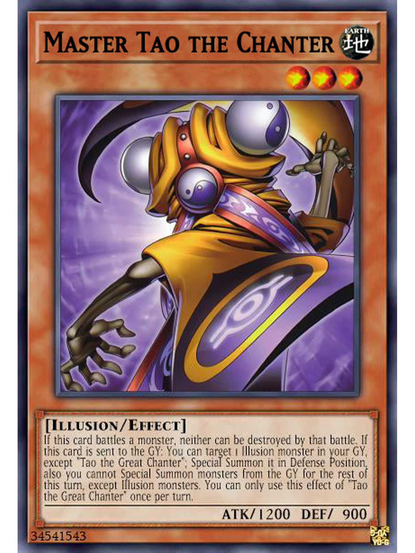 Master Tao the Chanter - AGOV-EN025 - Common 1st Edition 1