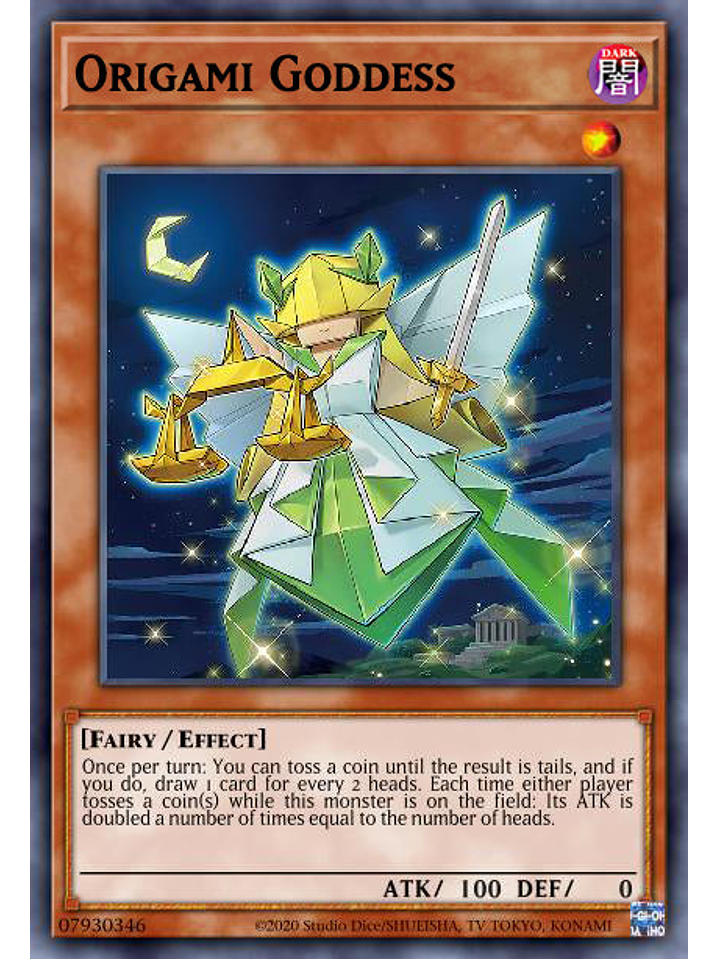 Origami Goddess - AGOV-EN027 - Common 1st Edition 1