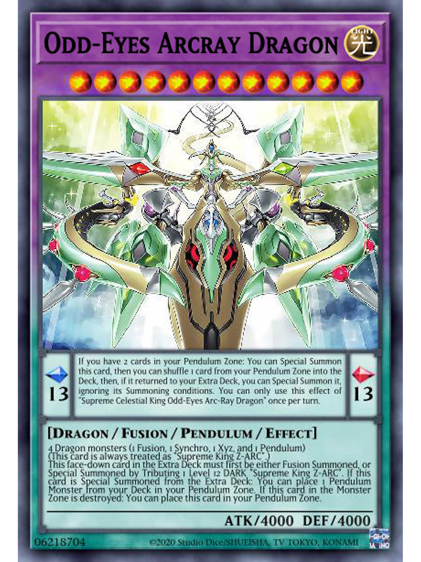 Odd-Eyes Arcray Dragon - AGOV-EN030 - Ultra Rare 1st Edition 1