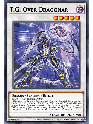 T.G. Over Dragonar - AGOV-EN035 - Ultra Rare 1st Edition