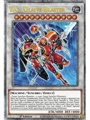 T.G. Glaive Blaster - AGOV-EN036 - Quarter Century Rare 1st Edition