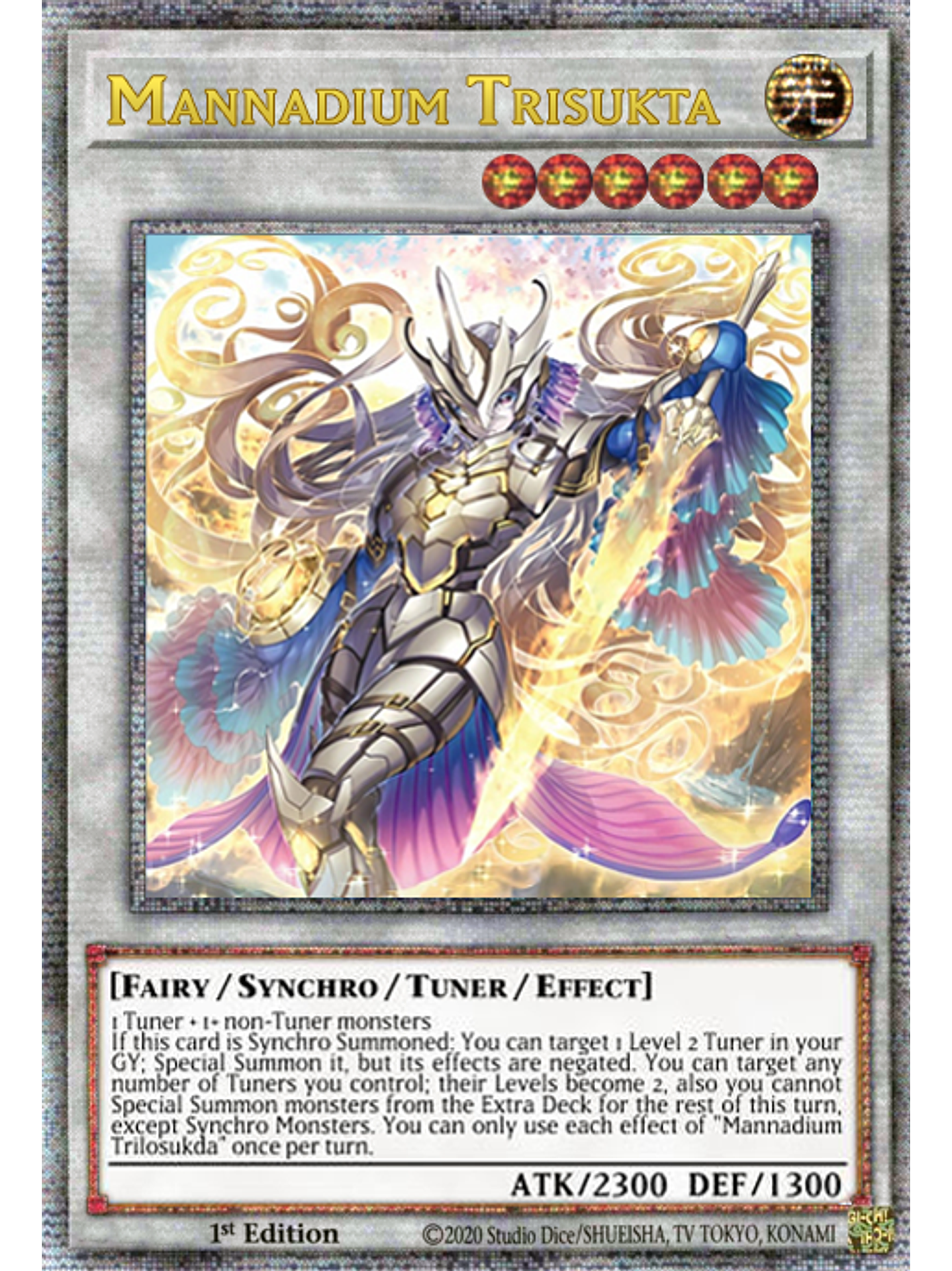 Mannadium Trisukta - AGOV-EN037 - Quarter Century Rare 1st Edition 1