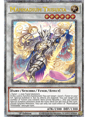 Mannadium Trisukta - AGOV-EN037 - Quarter Century Rare 1st Edition